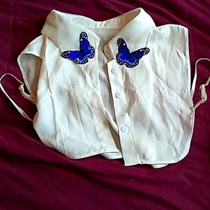 New Butterfly Design Fake Collar